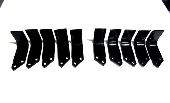 10 tiller tine blades for King Kutter 505002 TG TG-G 5 Left & 5 Right blades