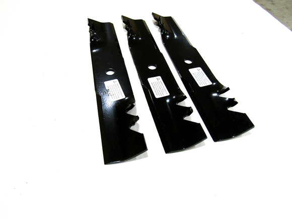 3 OEM BAD BOY blades 42" decks Bad Boy 038-4222-00 FITS BAD BOY MZ & RAMBLER 42"