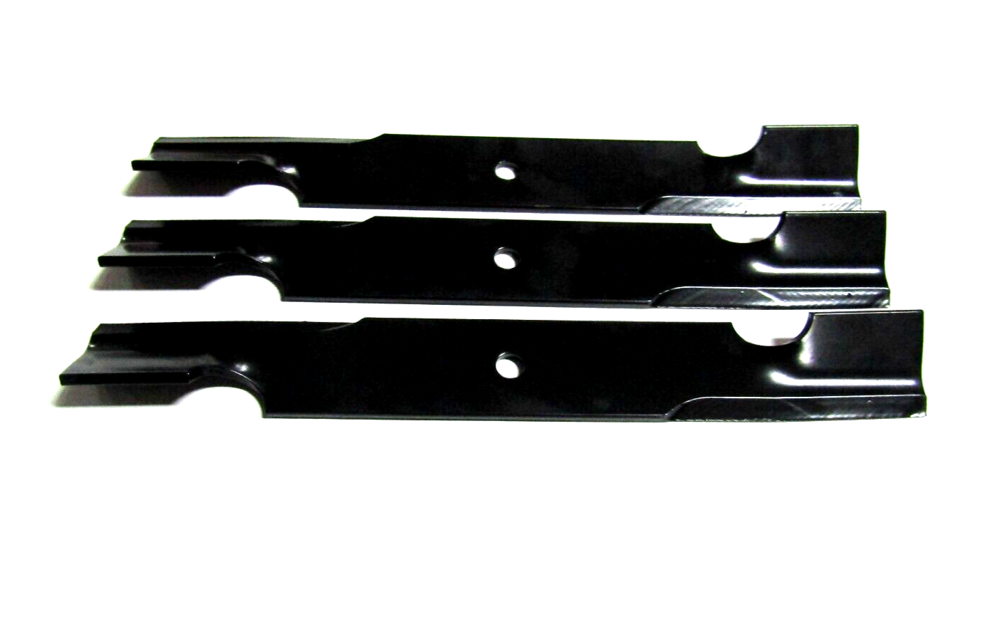 3 USA Blades will fit Bad Boy 54" Outlaw ZT CZT MX Magnum 038-0001-00 HIGH LIFTS