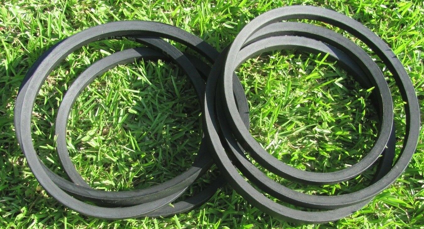 2 BELT REPLACEMENT SET FOR MASCHIO JOLLY & CARONI 5' FINISHING GROOMING MOWERS