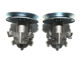 2 BLADE SPINDLEs CUB CADET MTD TROY BILT 918-04456A 618-04456A 618-04461 w/bolts